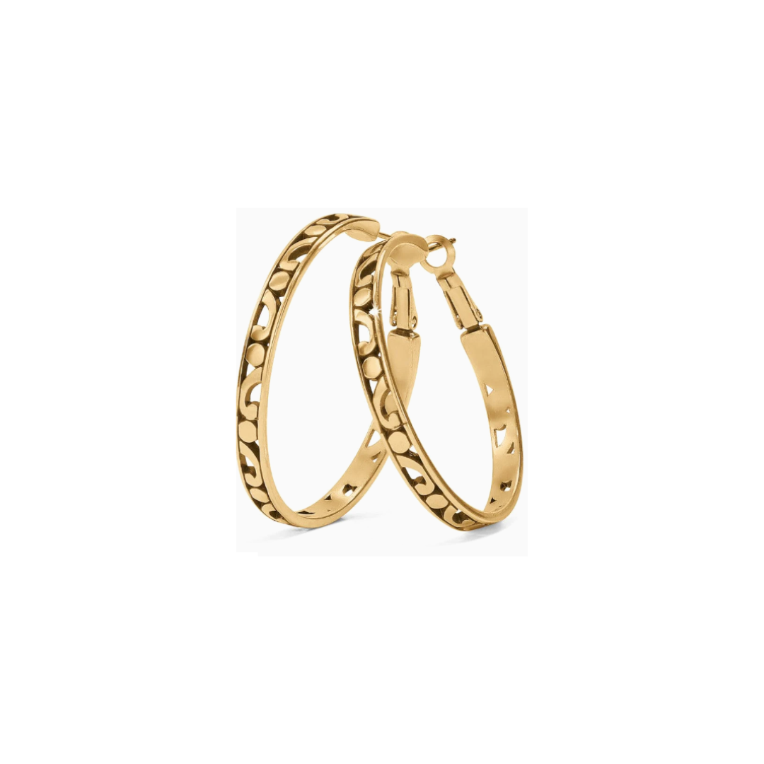 {Brighton} Contempo Large Hoop Earrings-Gold