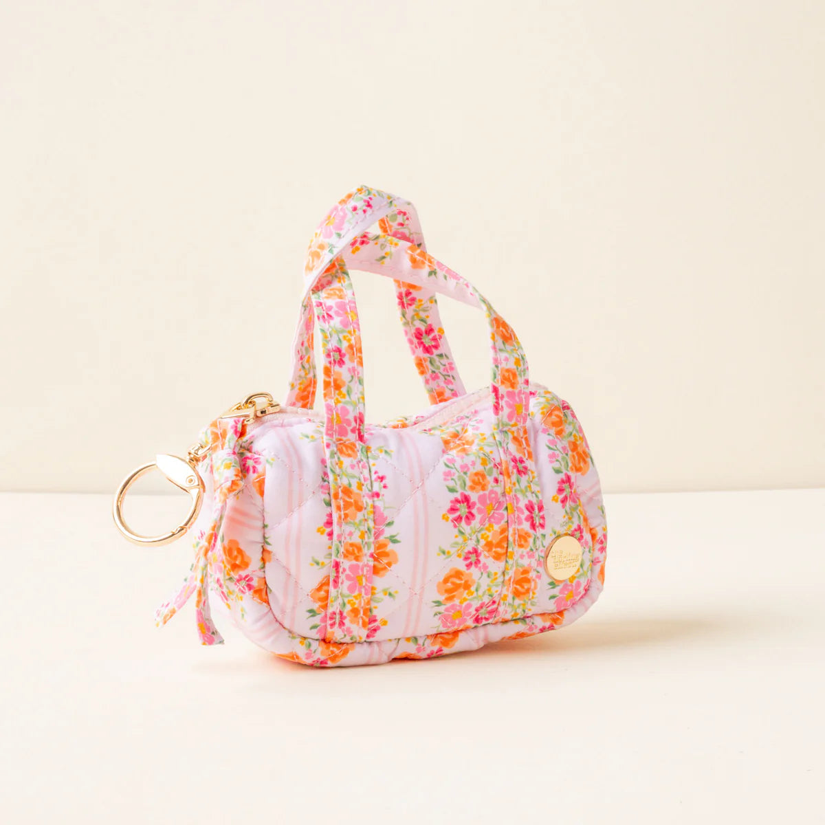 Petal Parade Pink Itty Bitty Duffle Bag Charm