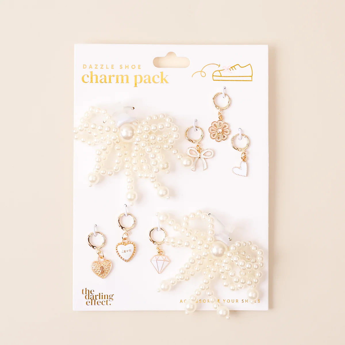 Pretty in Pearl Dazzle Shoe Charm Pack