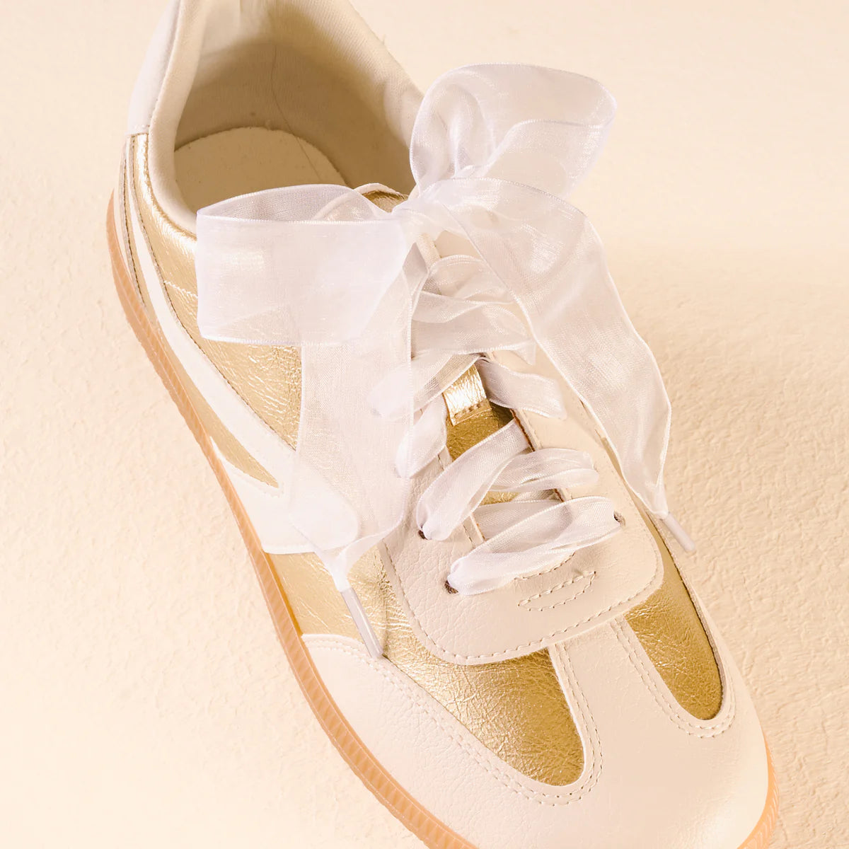 Sheer White Step It Up Shoelaces