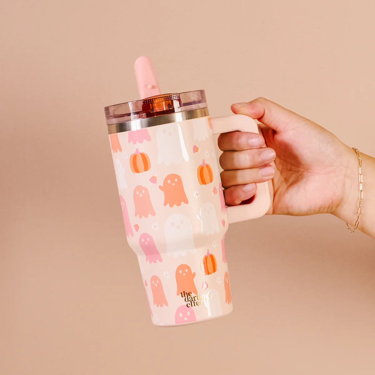 Ghost Party 20 oz Lifestyle Flip Straw Tumbler