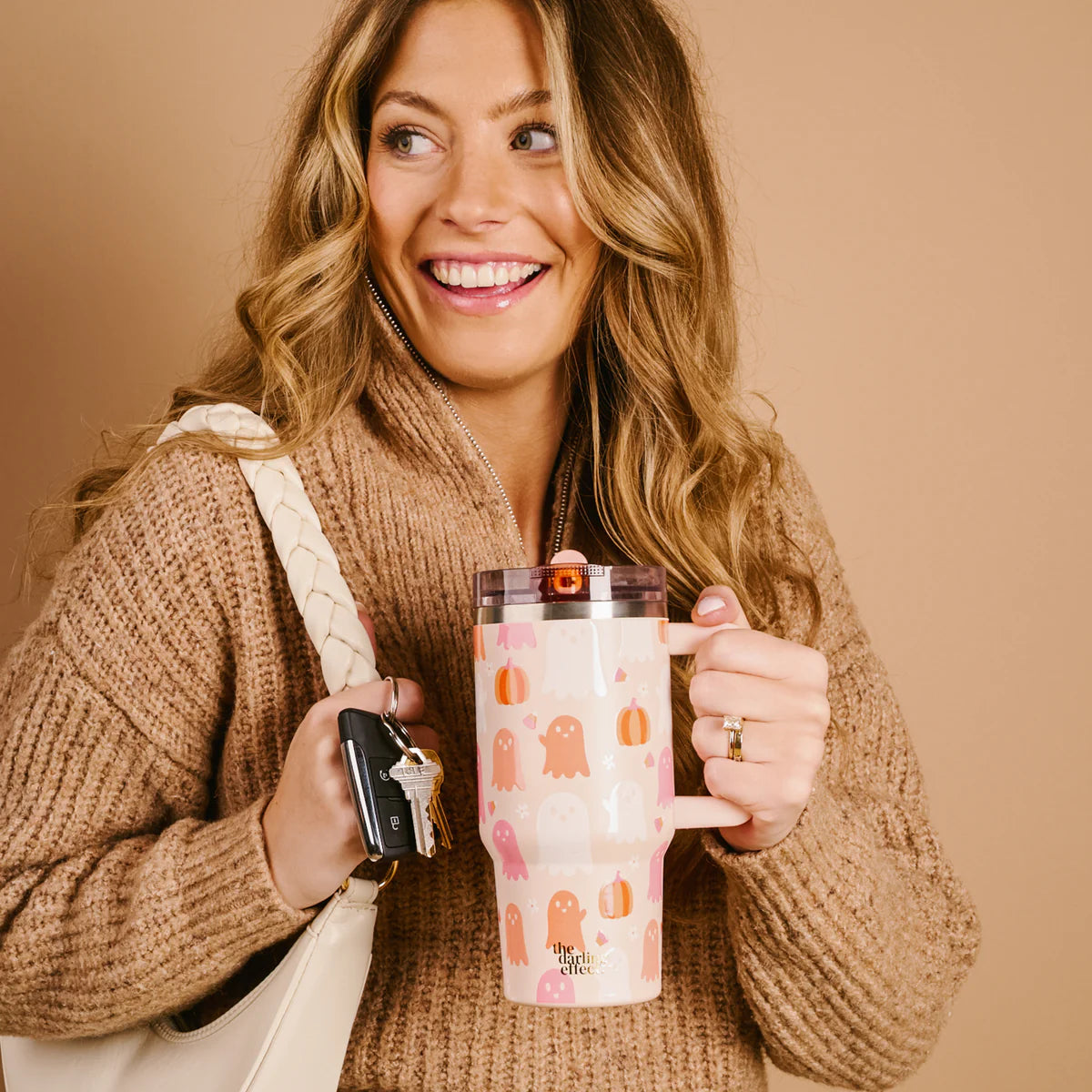 Ghost Party 20 oz Lifestyle Flip Straw Tumbler