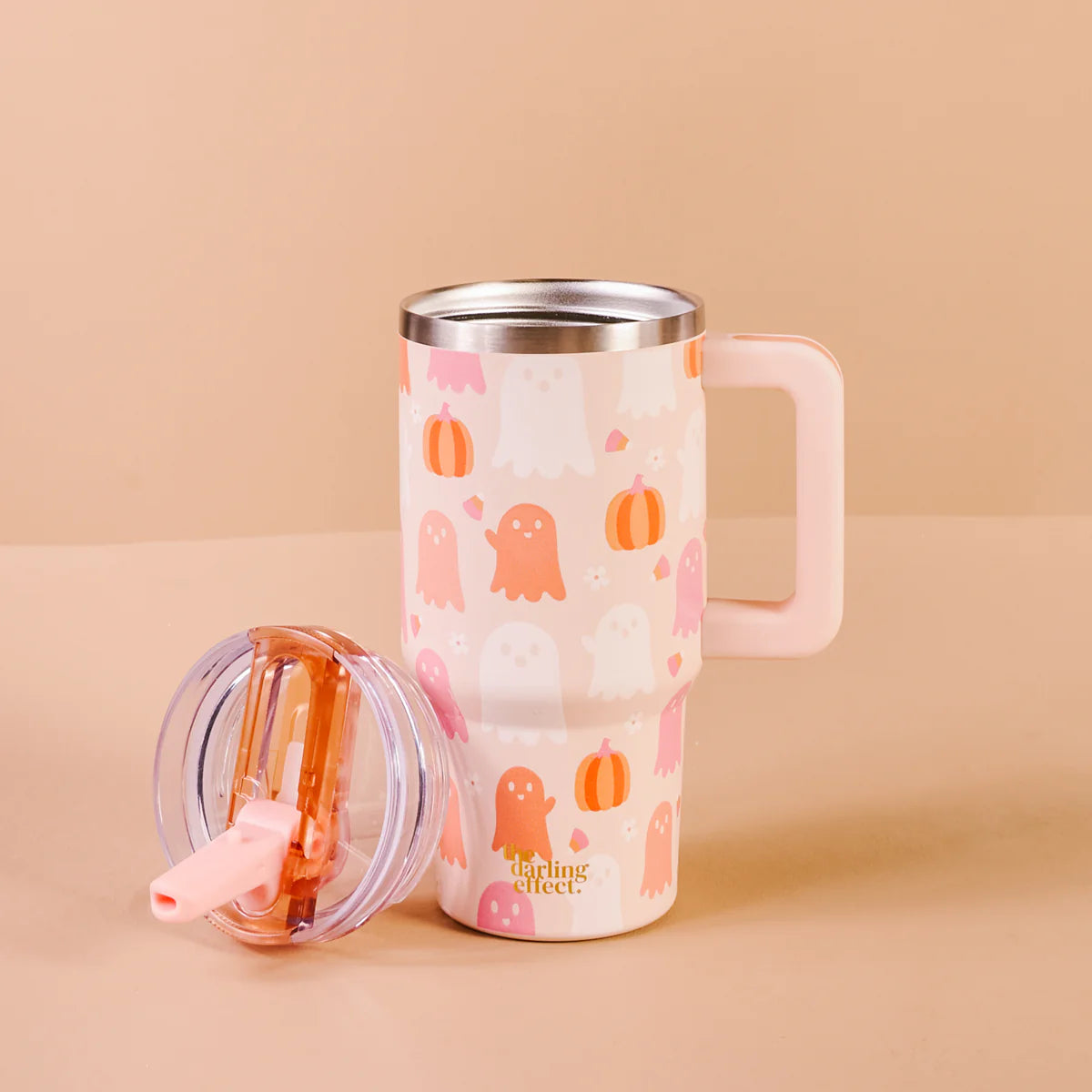 Ghost Party 20 oz Lifestyle Flip Straw Tumbler