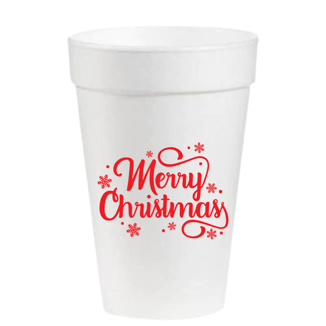 Party Cups Merry Christmas
