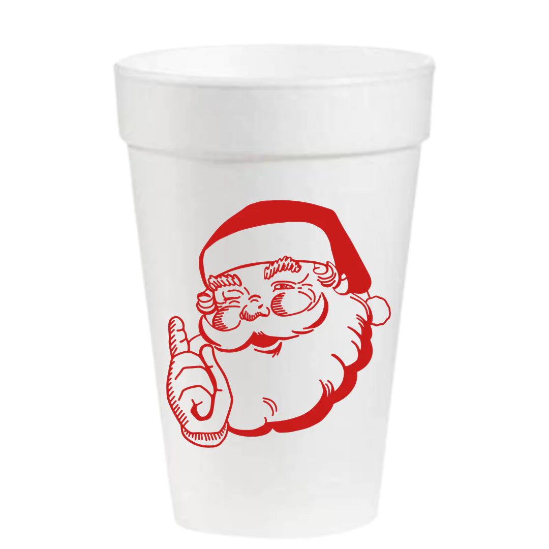 Party Cups Classic Santa
