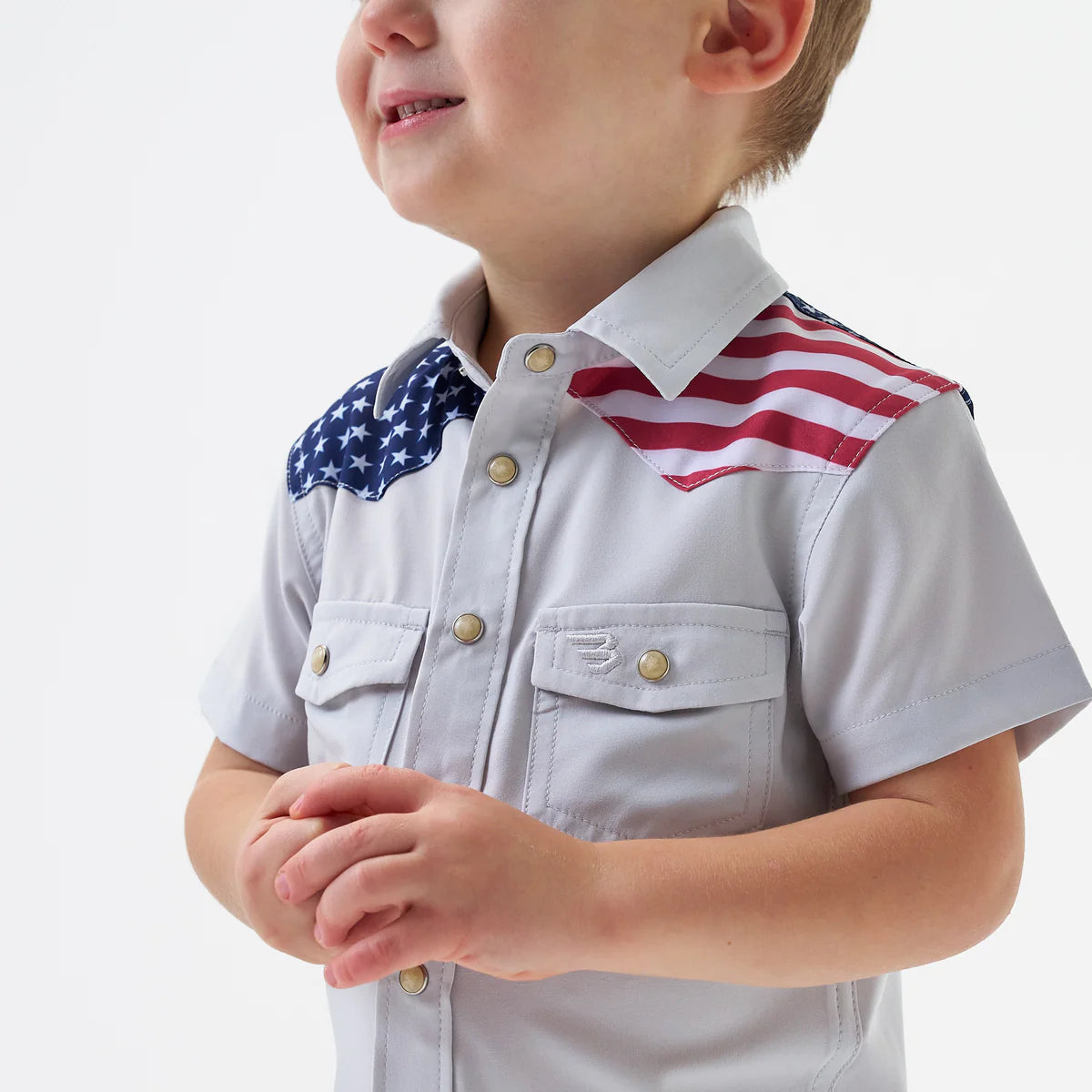 [Burlebo] Youth Performance Western Shirt  - All American