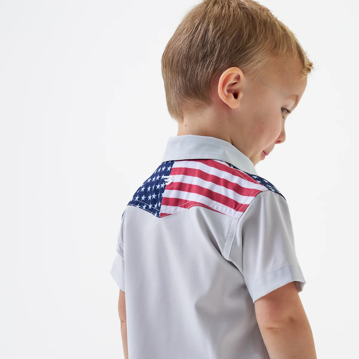 [Burlebo] Youth Performance Western Shirt  - All American