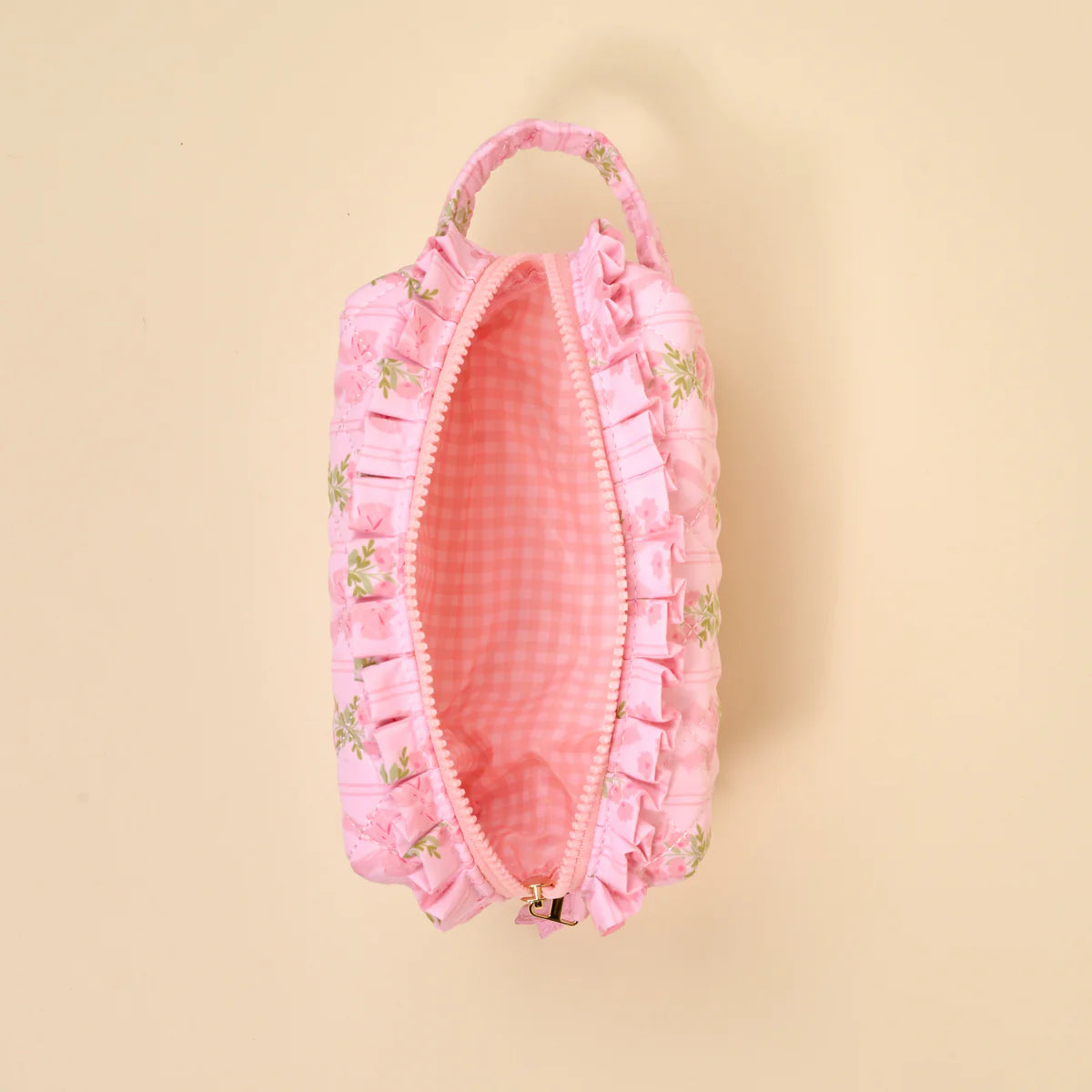 Essentials Quilted Cosmetic Pouch - Oh So Fancy Pink