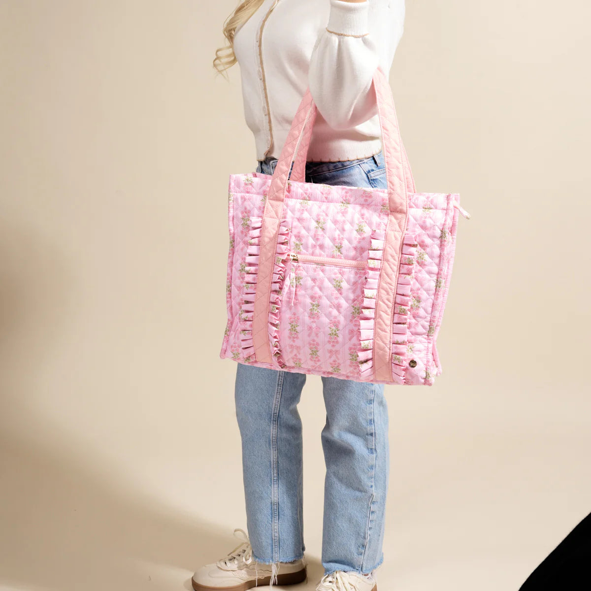 The Everyday Quilted Tote Bag - Oh So Fancy
