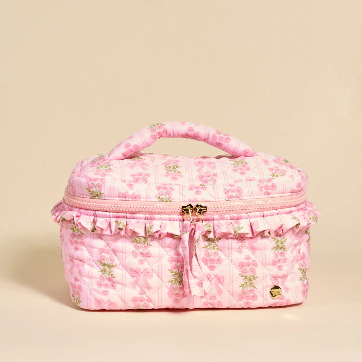 Glam & Go Quilted Cosmetic Bag - Oh So Fancy Pink
