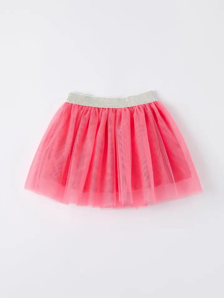 Christmas Candy Cane & Bow Tutu Girls Skirt