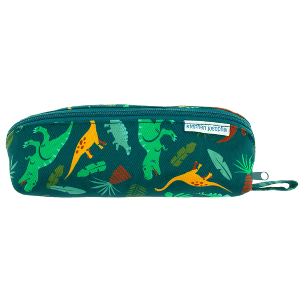 {Stephen Joseph} Pencil Pouch- Green Dino