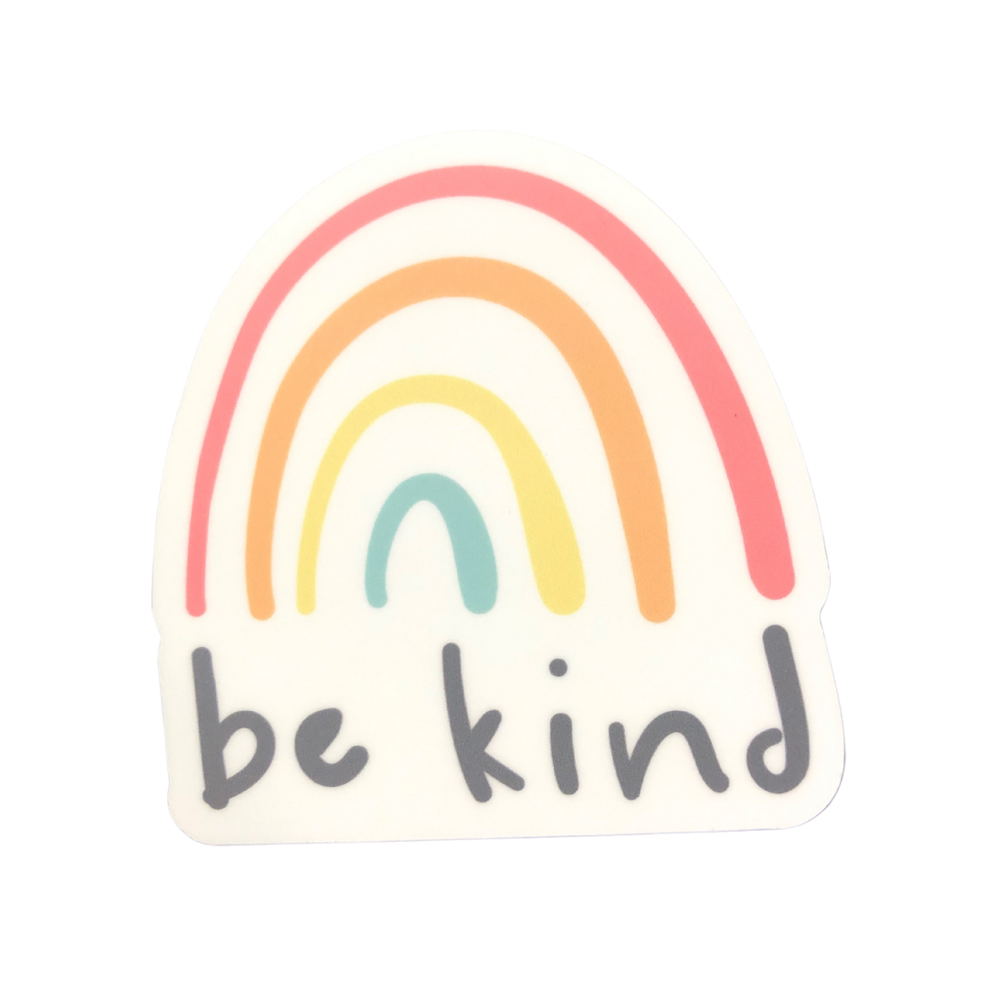 Sticker-Be Kind-Rainbow