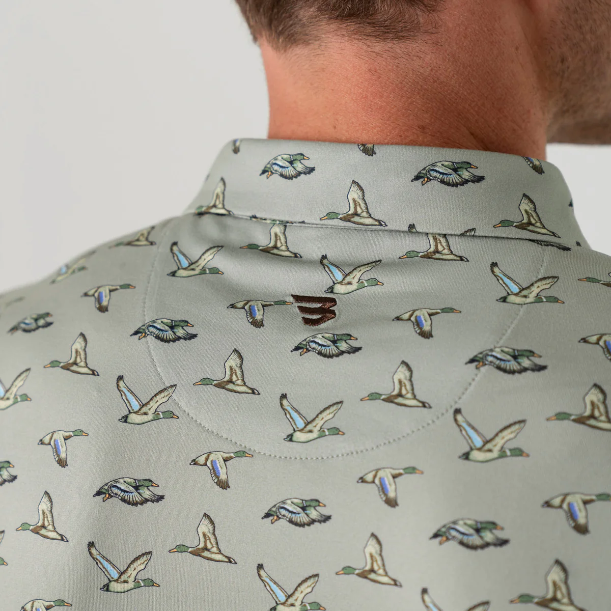 [Burlebo] Performance Polo-Flying Ducks-Green