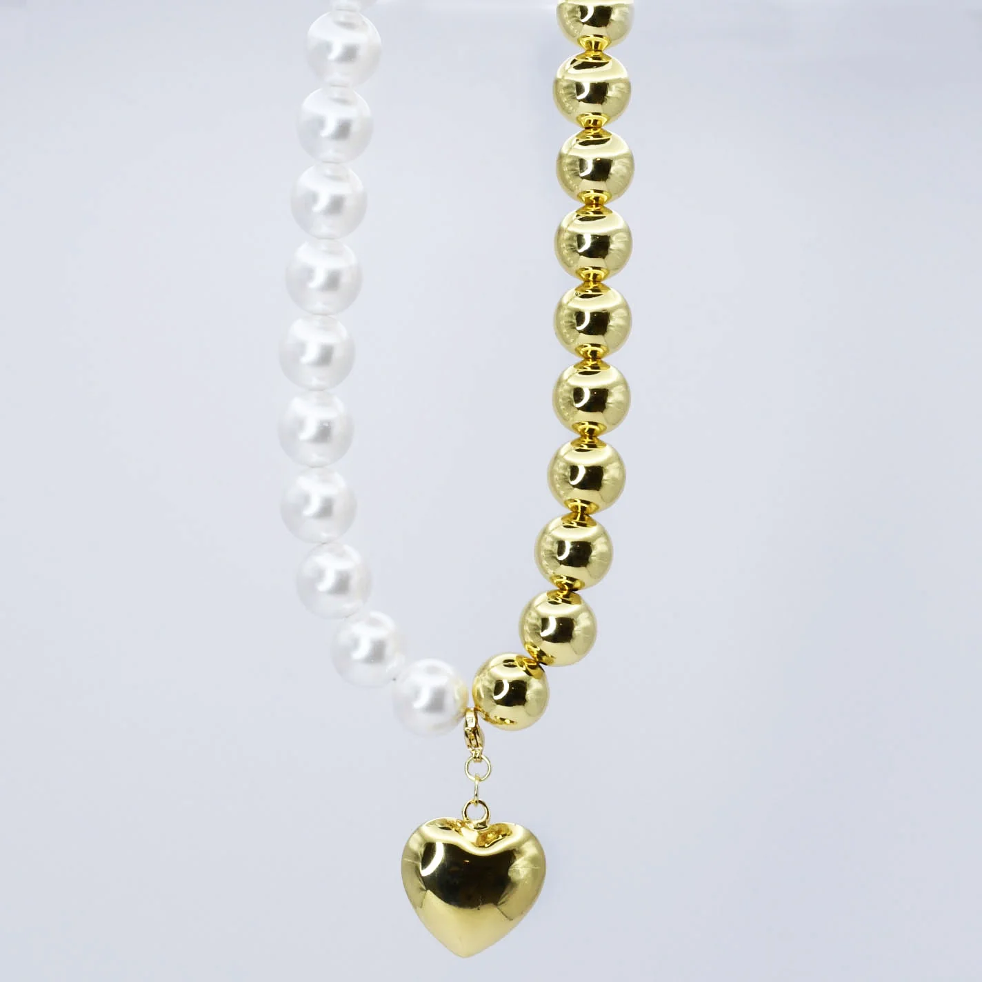 Pearl Whisper Heart Necklace