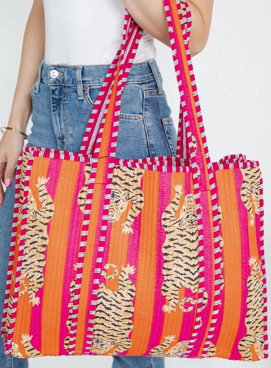 Tiger Reversible Tote Bag