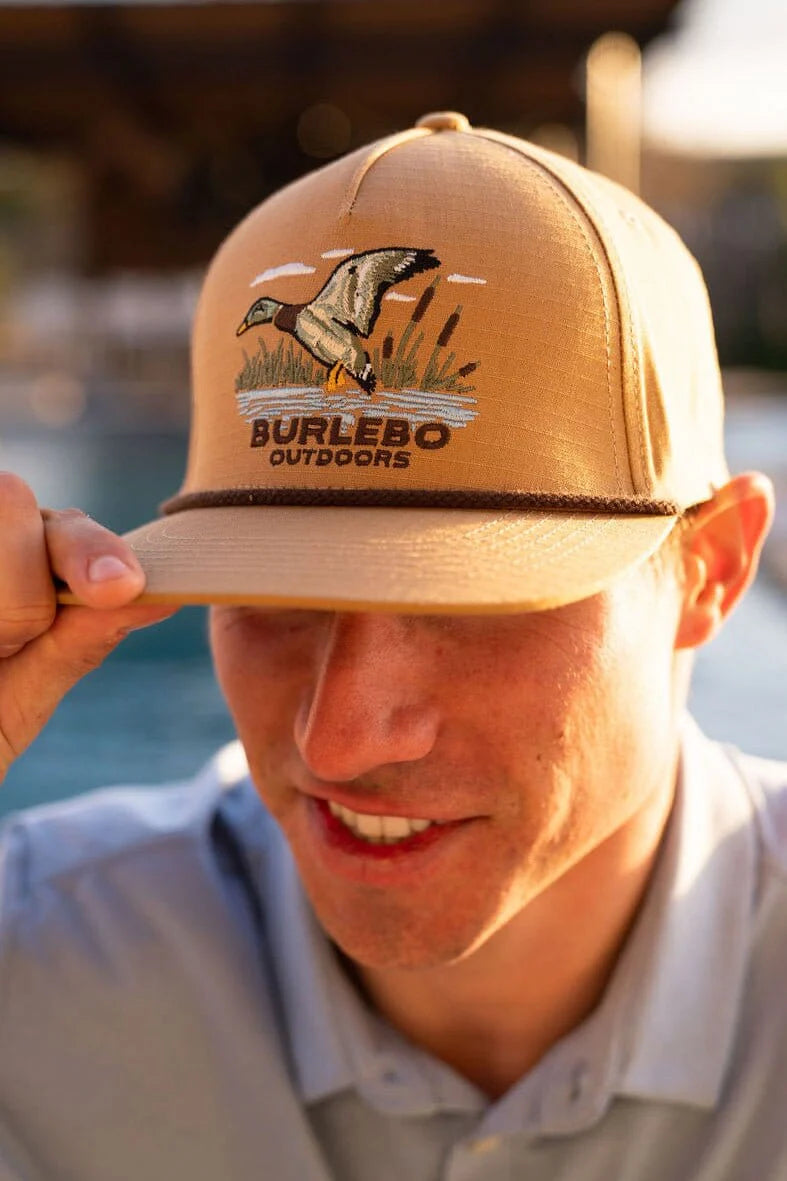 [Burlebo] Cap-Duck On Pond-Coyote Tan