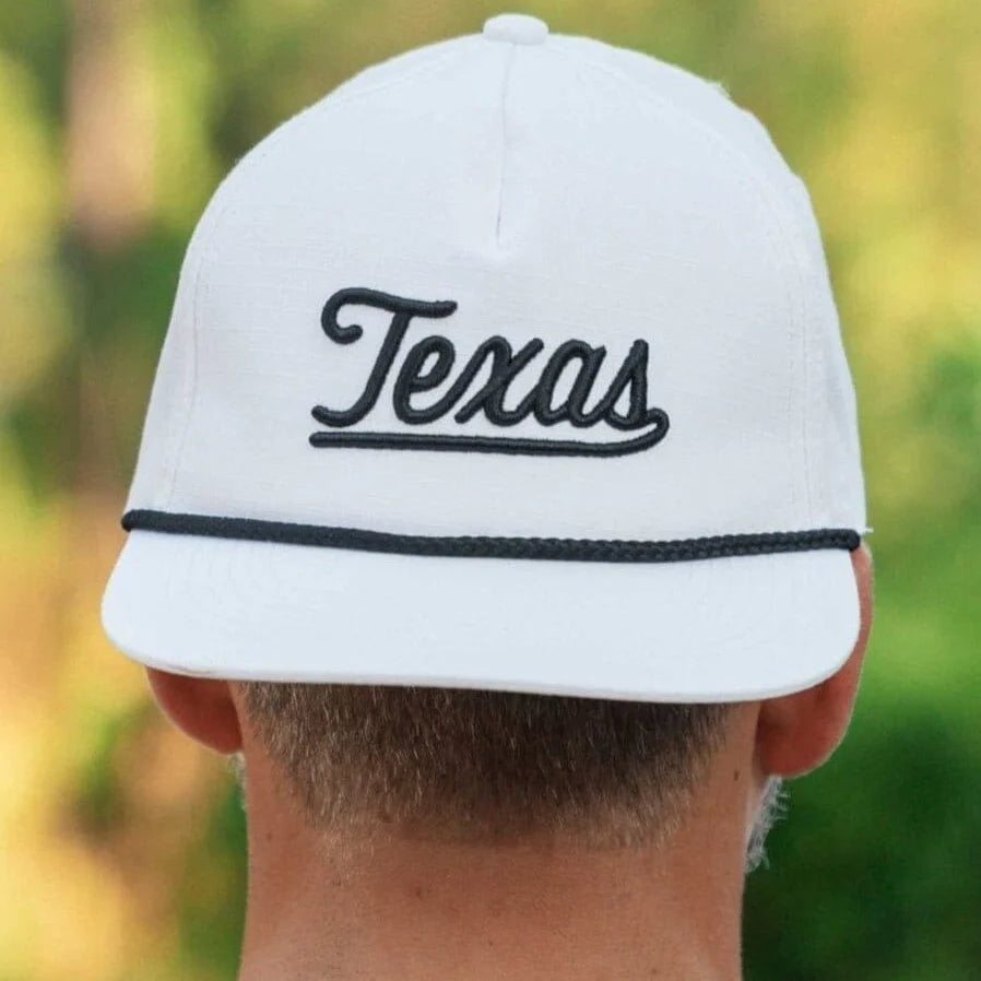 [Burlebo] Cap - Texas Script - White