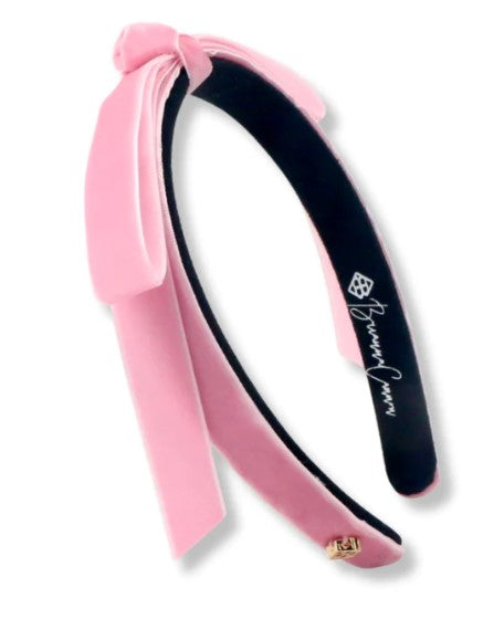 [Brianna Cannon] Thin Light Pink Ribbon Bow Headband