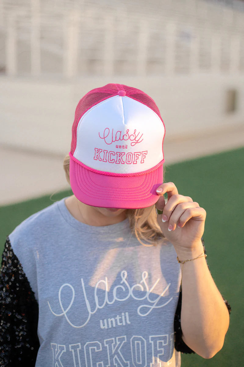 [Layerz] Classy Until Kickoff Cap - Pink