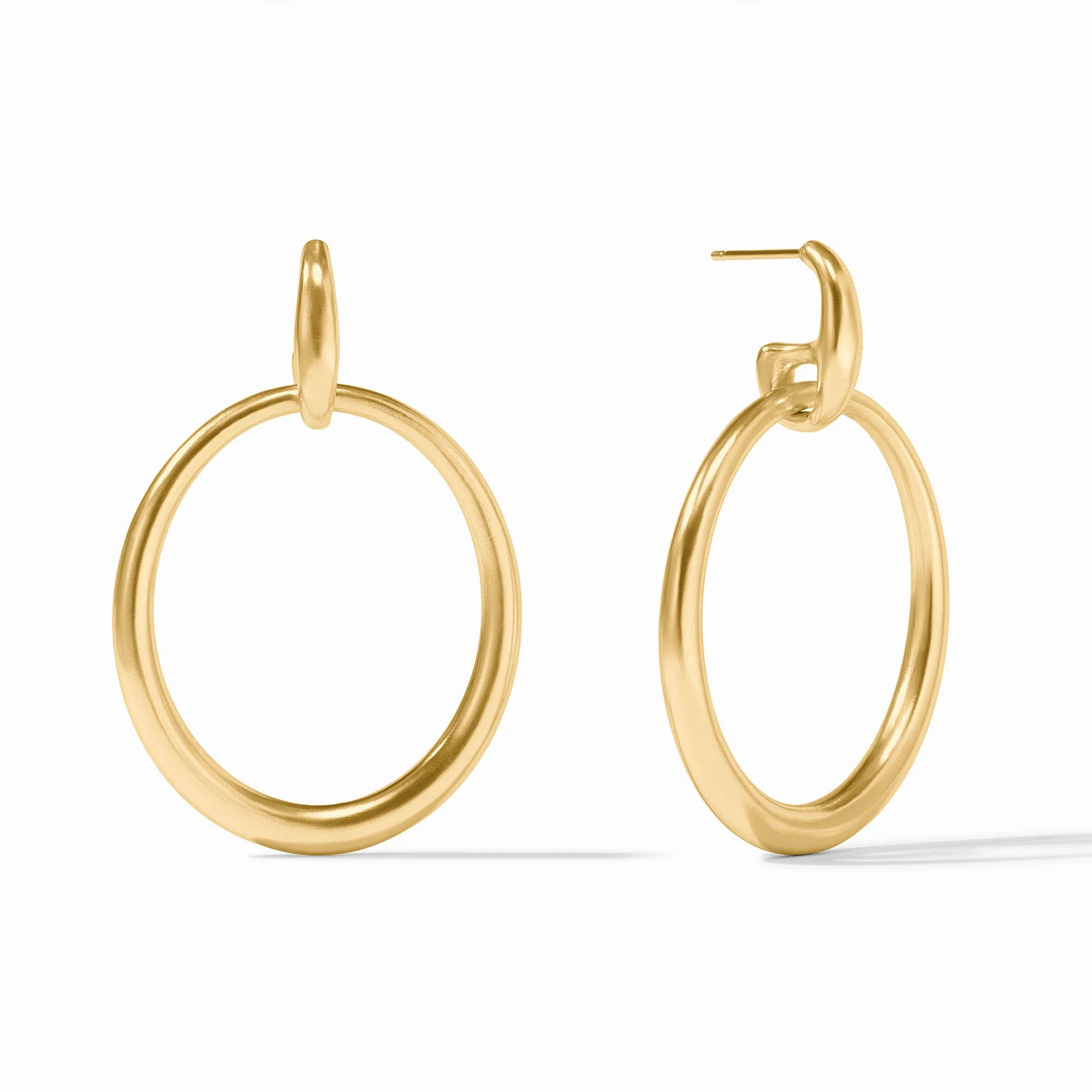 [Julie Vos] Laguna Doorknocker Earring-Gold