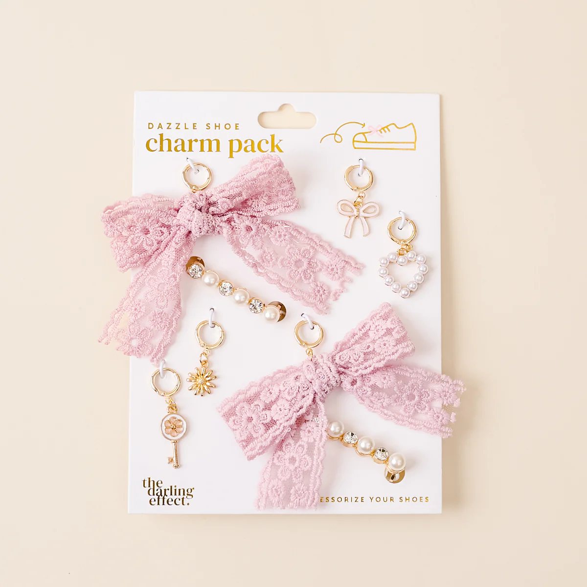 Key To My Heart Dazzle Shoe Charm Pack