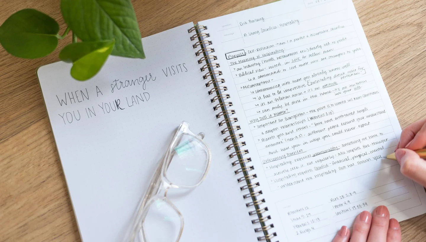 Church Notes Smiley Notebook - Callie Danielle x Church Notes Co.