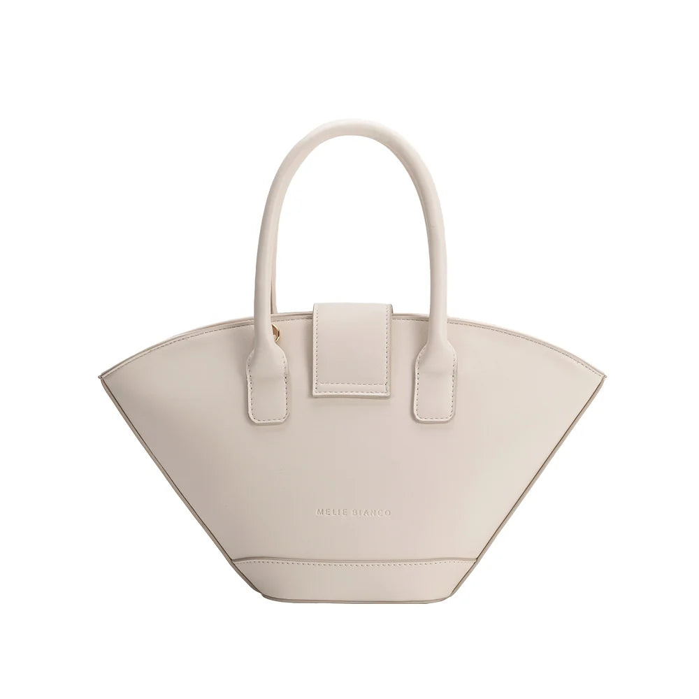 Violet Vegan Leather Crossbody-Ivory