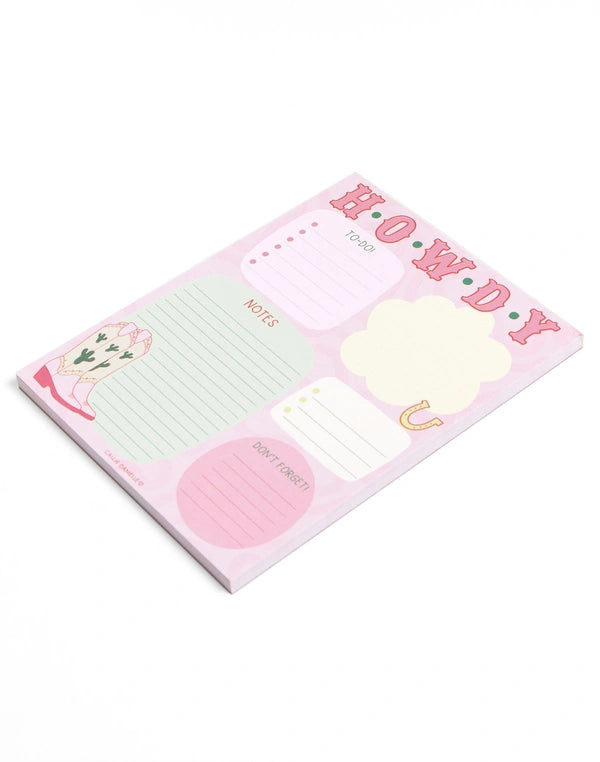 Howdy Daily 6x8" Notepad