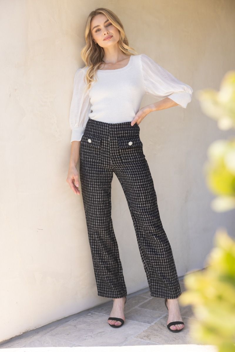 Style Hub Tweed Pants