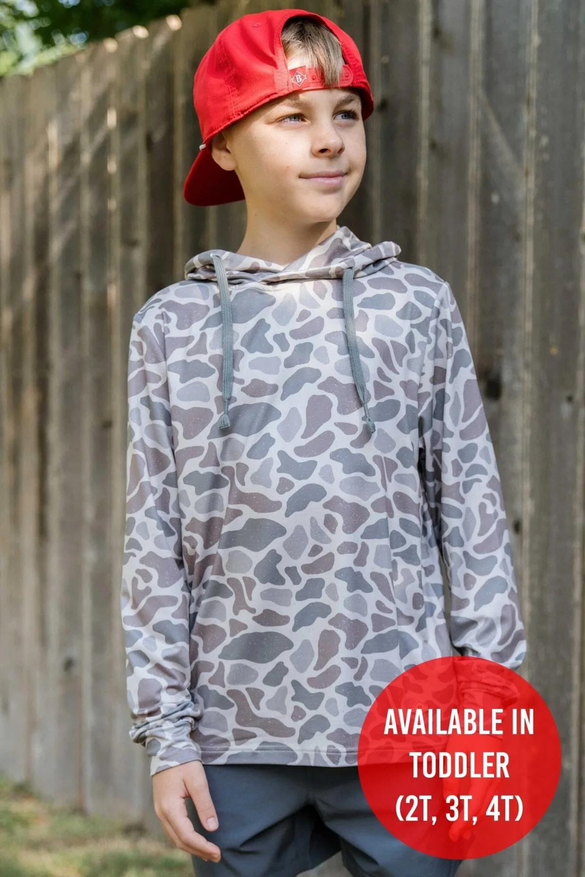 [Burlebo] Toddler Performance Hoodie - Classic Deer Camo