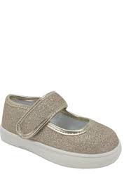 Lil Dandi Mandy Jane Flat- Gold Glitter