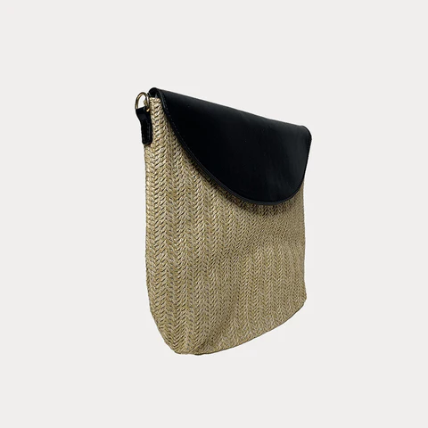 Camilla Crossbody Raffia Bag