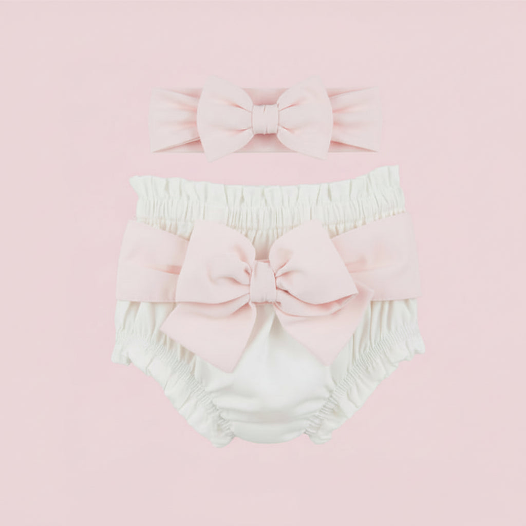 [Mud Pie] White  Diaper Covers
