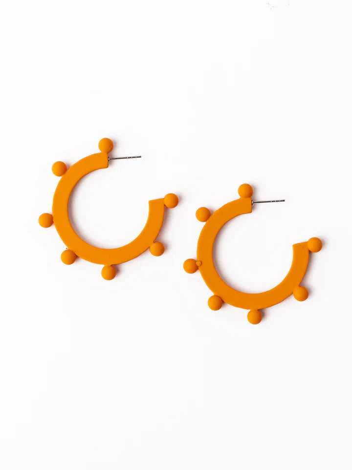 Astrid Earrings Medium - Orange