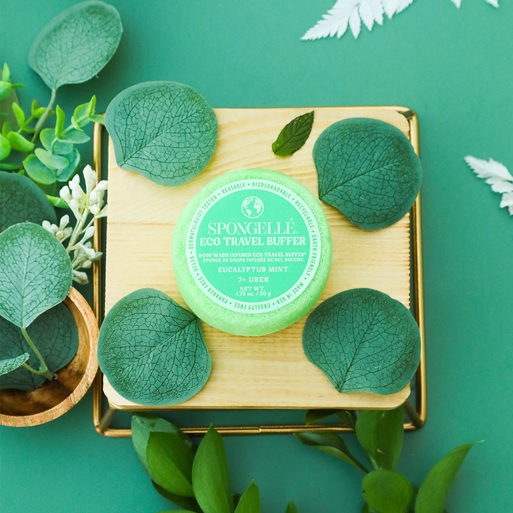Spongelle Eco Travel Buffer - Eucalyptus Mint