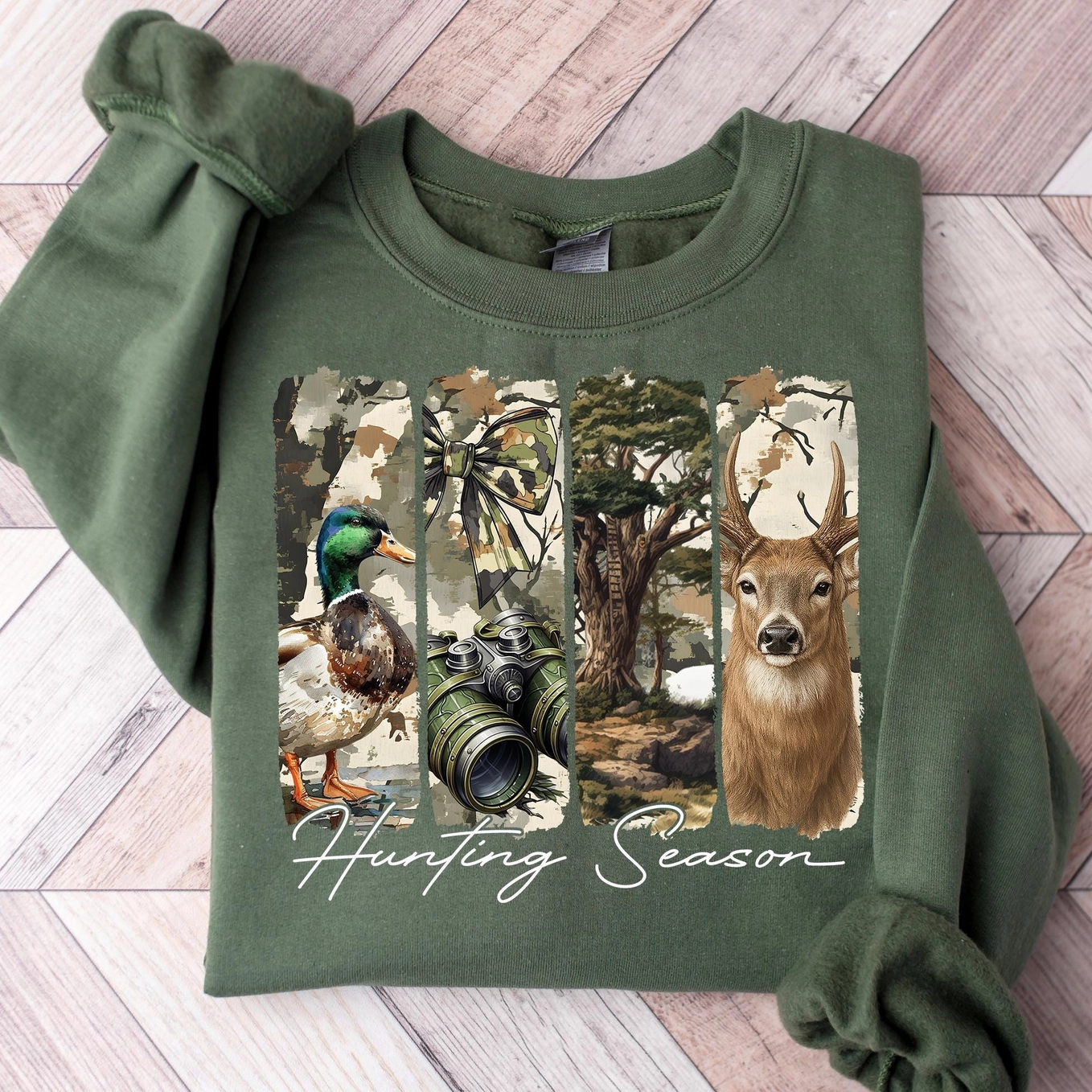 Deer Hunting Season T-Shirt - Forest Green