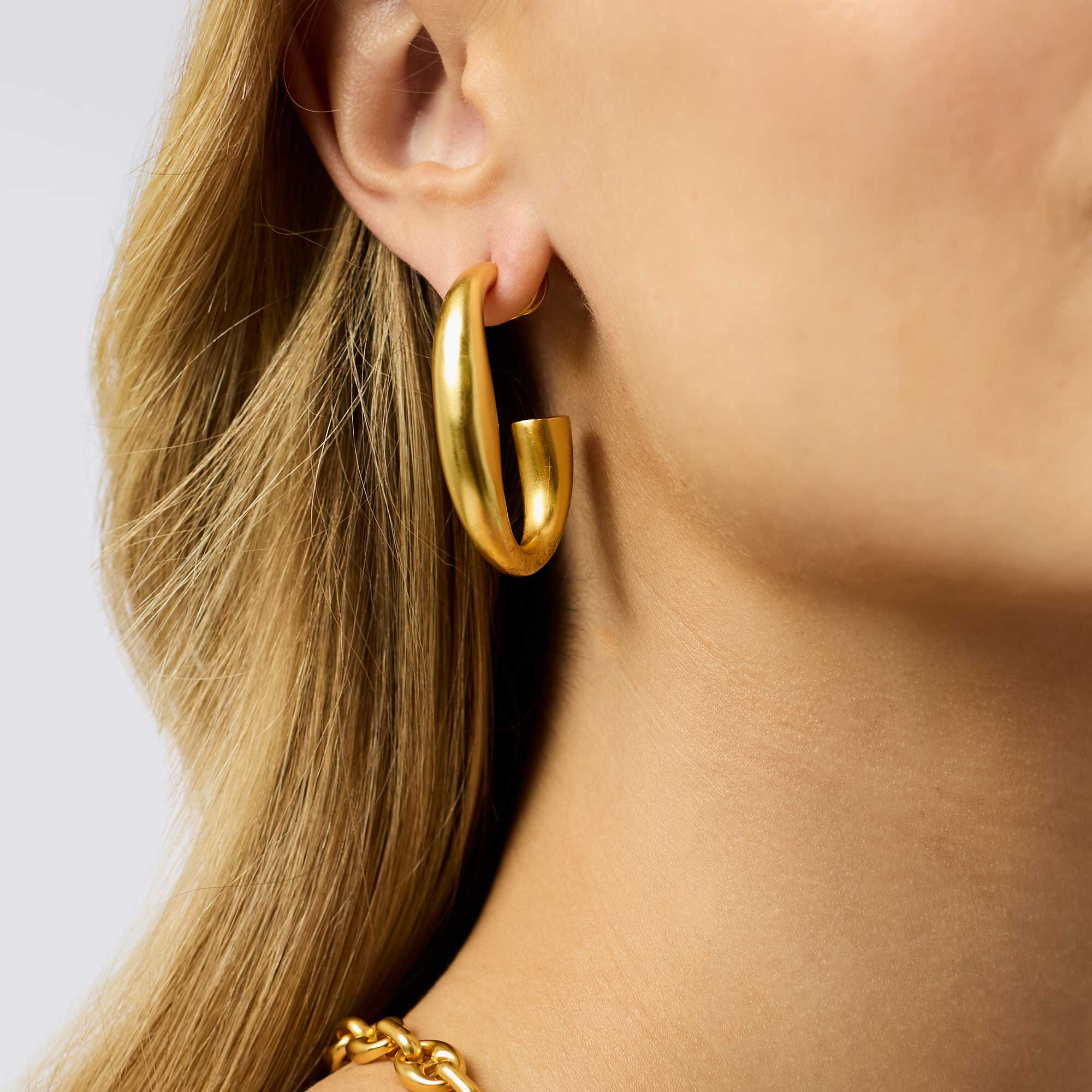 [Julie Vos] Laguna Hoop-Gold-L