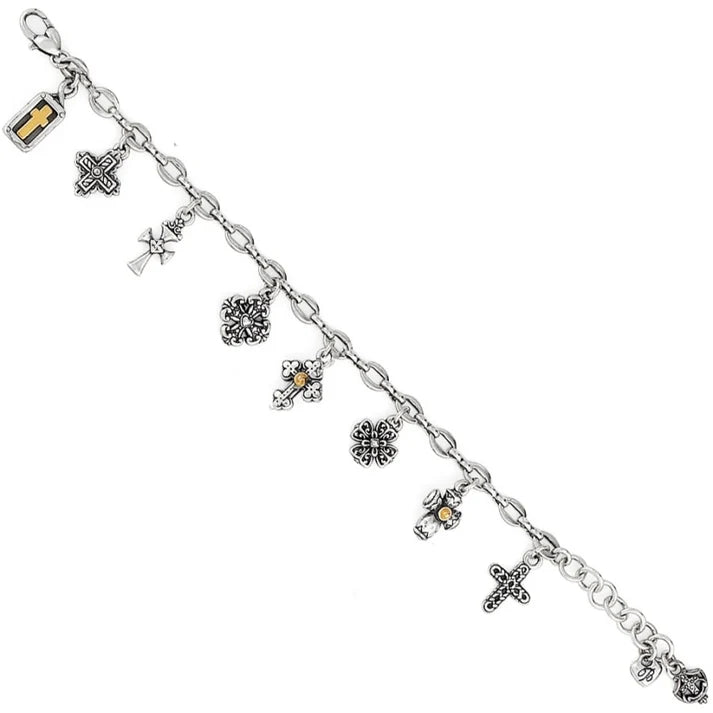 {Brighton}  Eternity Cross Bracelet