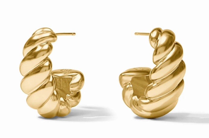 [Julie Vos] Ravello Statement Hoop Gold- Medium