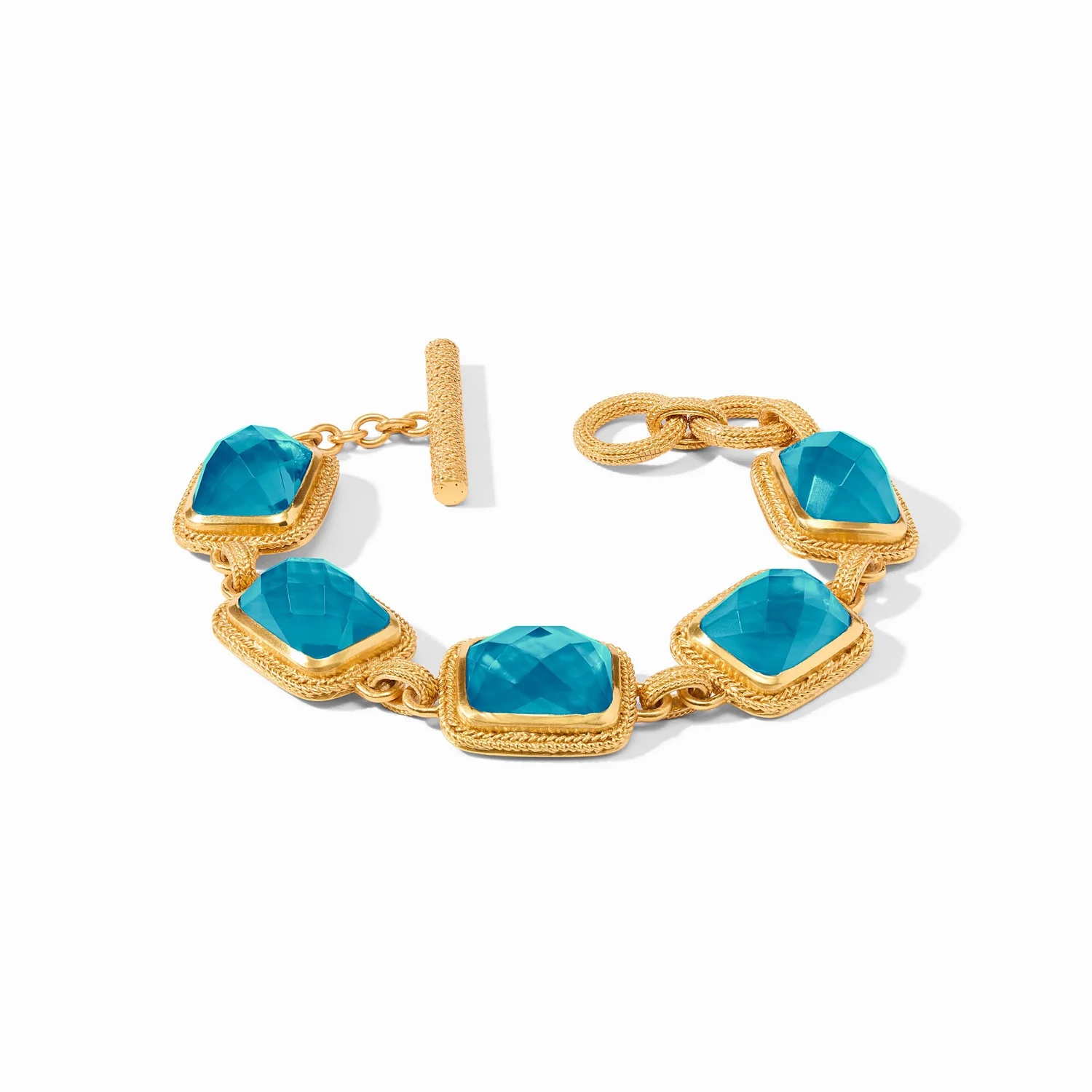 [Julie Vos] Cheval Stone Bracelet-London Blue