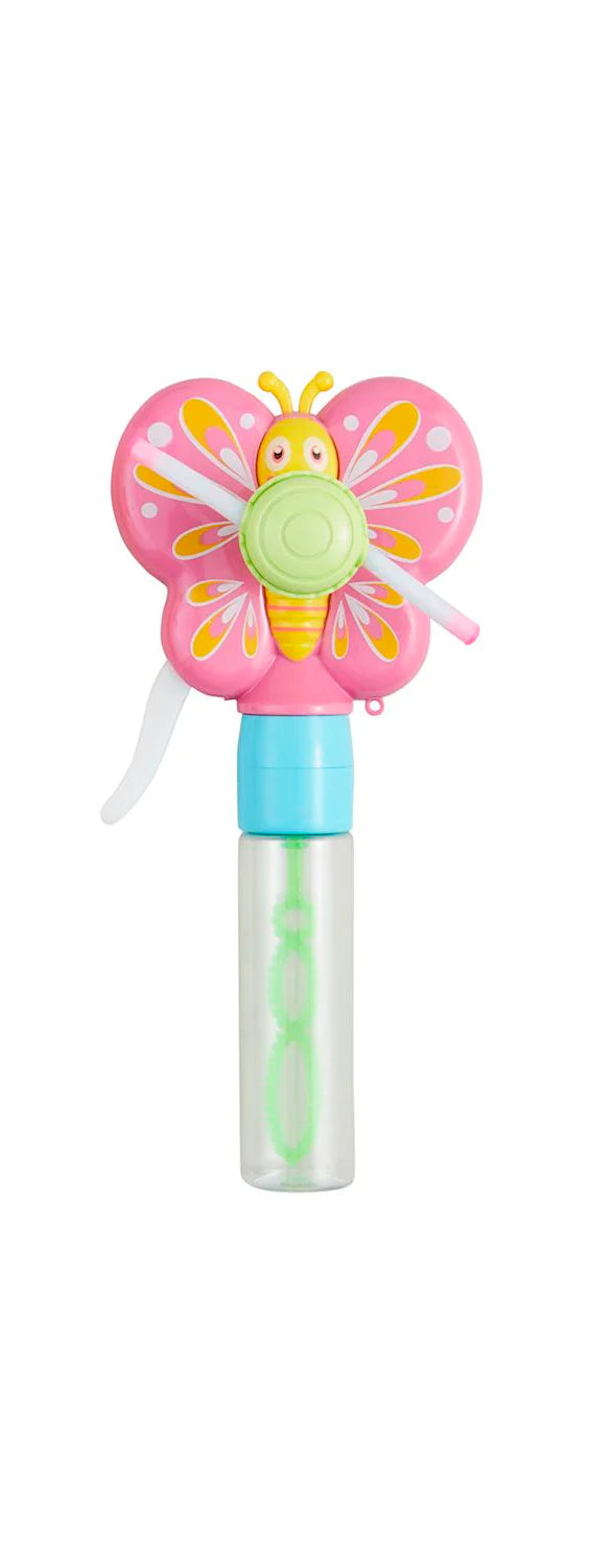 Butterfly Bubble Fan - Pink