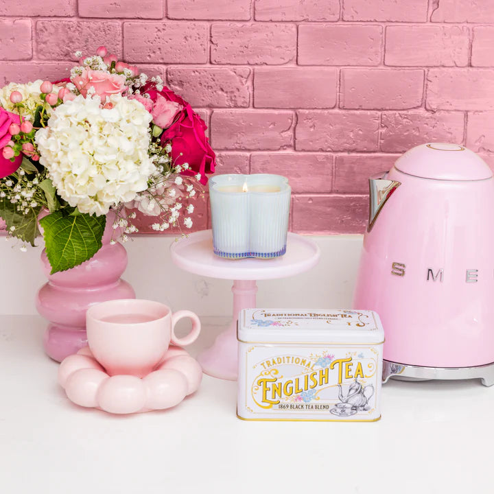 Sweet Grace Collection Candle #077 - Blue Decorative Candle