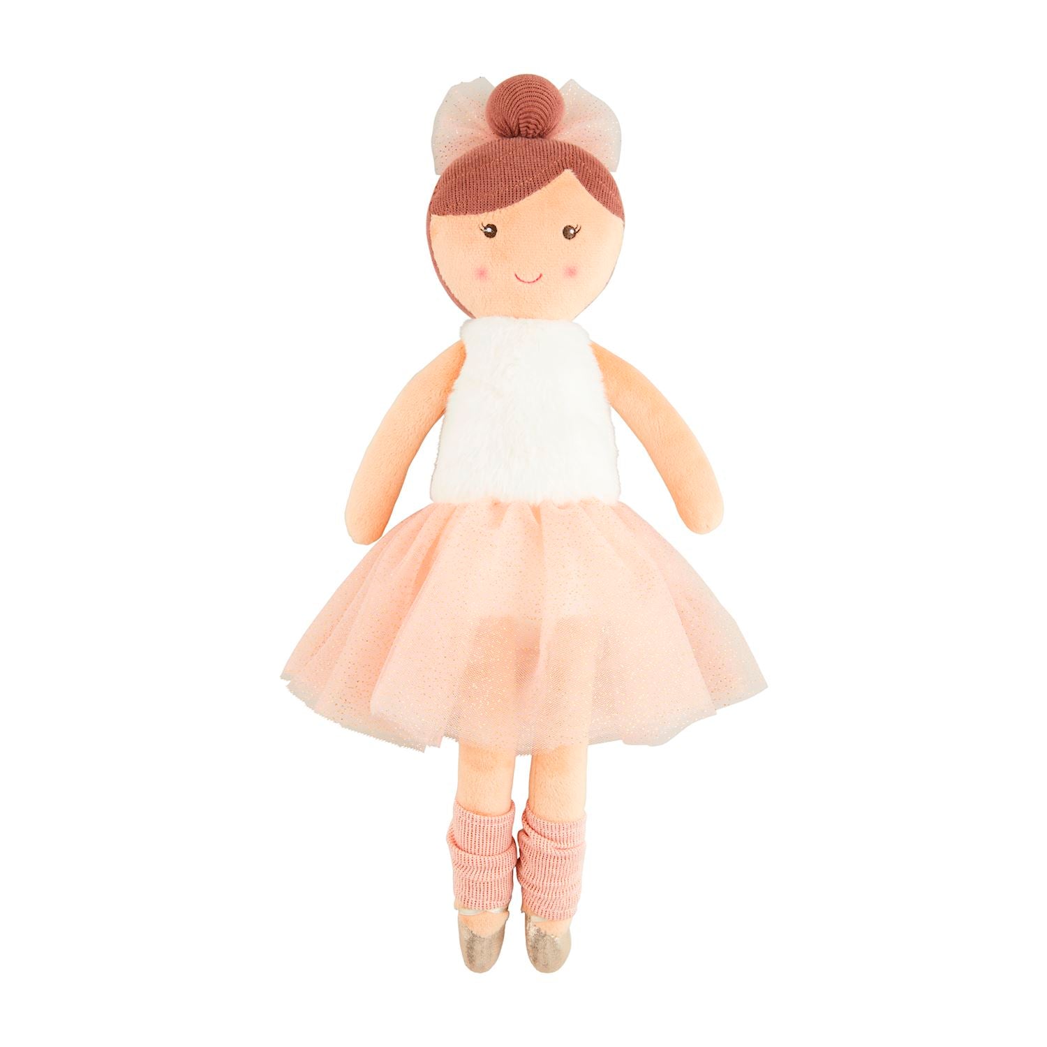 [Mud Pie] Brunette Ballerina Doll