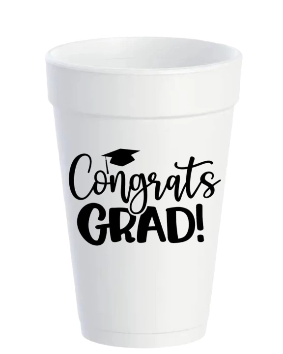 Party Cups Congratulations Grad
