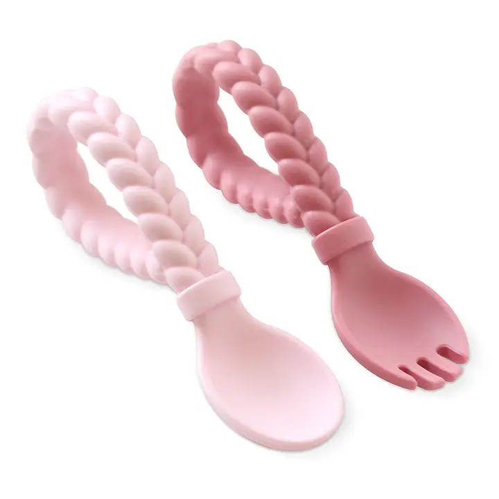 Sweetie Spoon and Fork Set - Pink