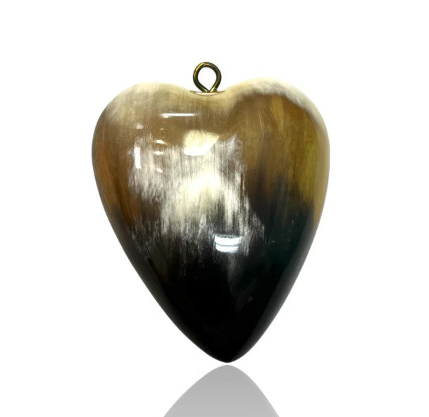 Bone Heart Charm