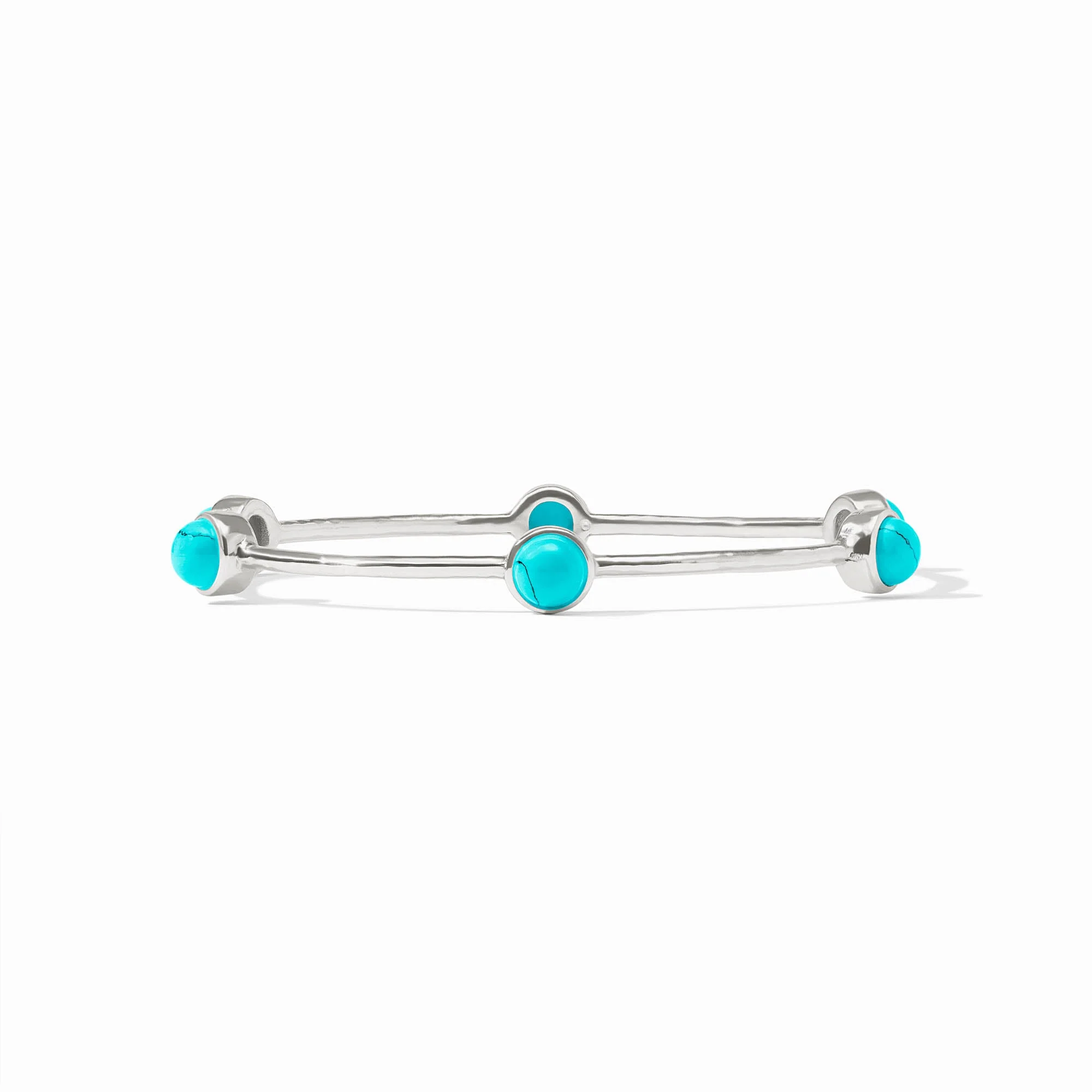 [Julie Vos] Milano Luxe Bangle- Turquoise Blue