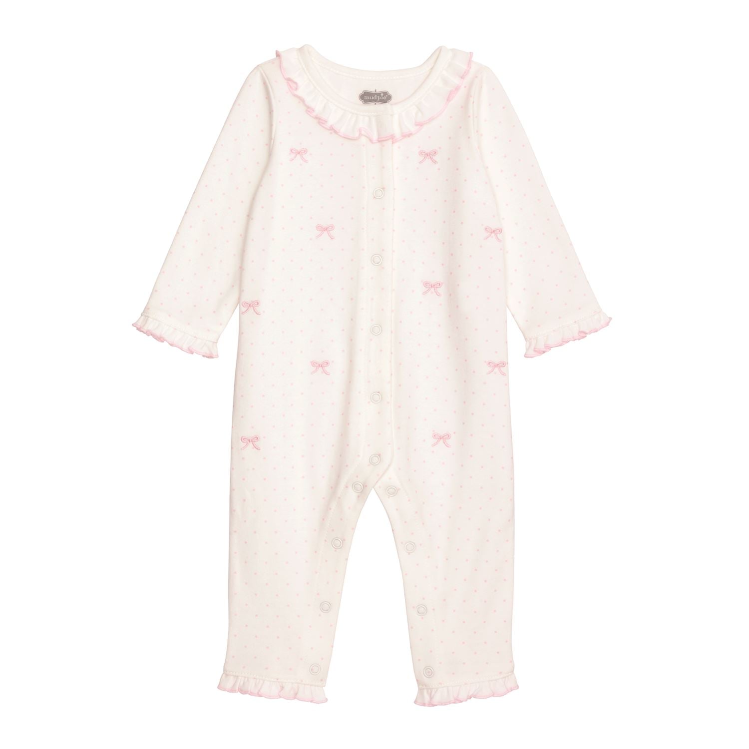 [Mud Pie] Embroidered Bow One Piece