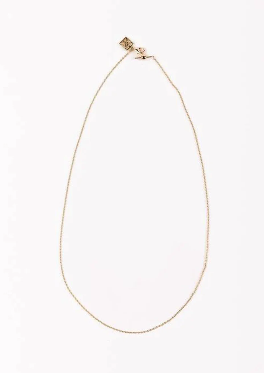 Michelle Mcdowell Initial & Charm Bar Necklace